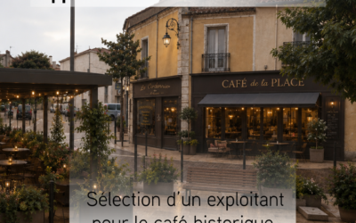 Appel à manifestation d’intérêt | Recherche d’un exploitant pour le café historique communal et sa terrasse